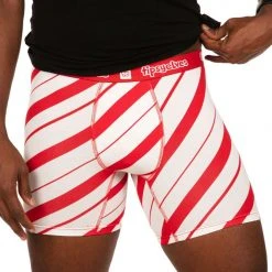 Tipsy Elves Men's Candy Cane Boxer Briefs