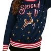 Tipsy Elves Women's Sleighin' It Ugly Christmas Sweater