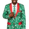 Tipsy Elves Men's Mistletoe Blazer With Tie 2 Tipsy Elves Men's Mistletoe Blazer With Tie