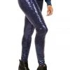 Tipsy Elves Blue Sequin Leggings