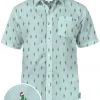 Tipsy Elves Men's Christmas Cactus Button Down Shirt