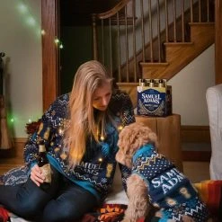 Tipsy Elves Sam Adams Dog Sweater