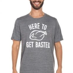Tipsy Elves Men's Here To Get Basted Tee