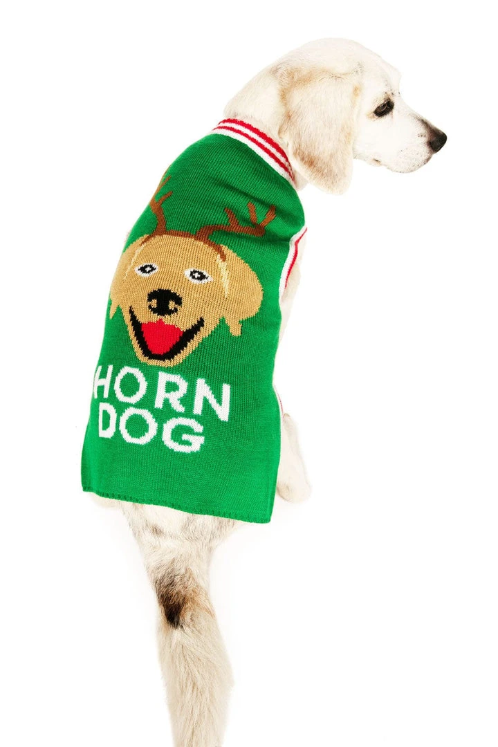 Tipsy Elves Horn Dog' Dog Sweater 3 Tipsy Elves Horn Dog' Dog Sweater