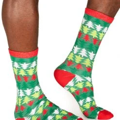 Tipsy Elves Men's Pine Playboy Socks