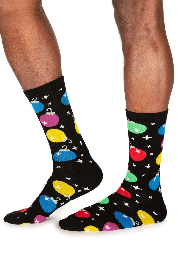 Tipsy Elves Men's Ornament Socks 3 Tipsy Elves Men's Ornament Socks