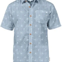 Tipsy Elves Men's Wishbone Thinking Button Down Shirt