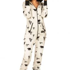 Tipsy Elves Women's Beary Christmas Jumpsuit