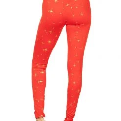 Tipsy Elves Women Twinkle Star Leggings 8 Tipsy Elves Women Twinkle Star Leggings