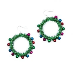 Tipsy Elves Christmas Garland Earrings Women
