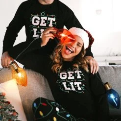 Tipsy Elves Men's Get Lit Pajama Set