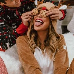 Tipsy Elves Women's Rudolph Jumpsuit