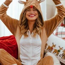Tipsy Elves Women's Rudolph Jumpsuit