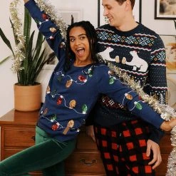 Tipsy Elves Velvet Green Leggings