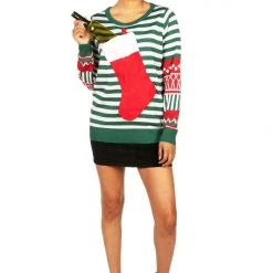 Tipsy Elves Women's Stocking Stuffer Ugly Christmas Sweater 11 Tipsy Elves Women's Stocking Stuffer Ugly Christmas Sweater