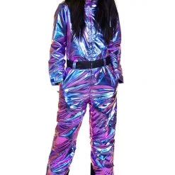 Tipsy Elves Women's Iridescent Iris Ski Suit Trending