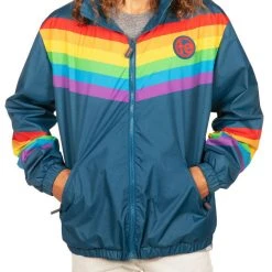 Tipsy Elves Rainglow Windbreaker Jacket - Men's Cut
