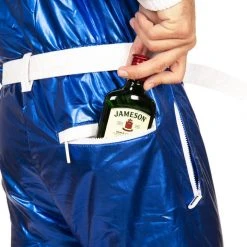 Tipsy Elves Men's Blue Diamond Ski Suit Holidays & Occasions