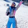Tipsy Elves Women's Snow Leopard Ski Suit Trending 1 Tipsy Elves Women's Snow Leopard Ski Suit Trending