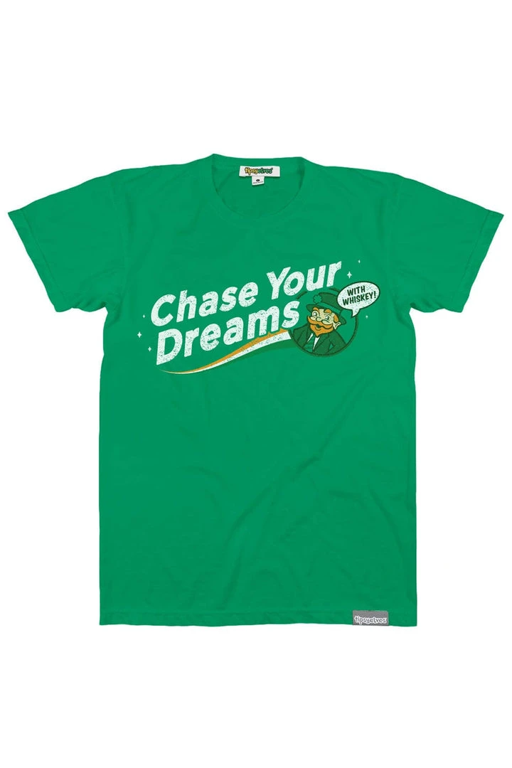 Tipsy Elves Men's Chase Your Dreams With Whiskey Tee 6 Tipsy Elves Men's Chase Your Dreams With Whiskey Tee