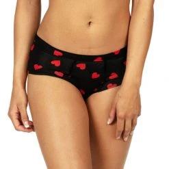 Tipsy Elves Women's Hearts On Fire Underwear & Socks Gift Set