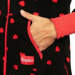 Tipsy Elves Men's Hearts On Fire Jumpsuit & Gift Box