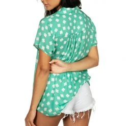 Tipsy Elves Women's Minty Mama Button Down Shirt