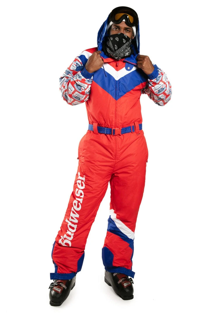 Tipsy Elves Men's Budweiser Ski Suit 3 Tipsy Elves Men's Budweiser Ski Suit