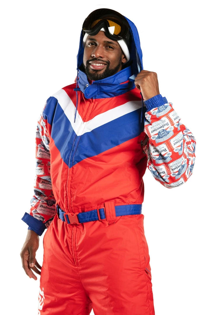 Tipsy Elves Men's Budweiser Ski Suit 6 Tipsy Elves Men's Budweiser Ski Suit