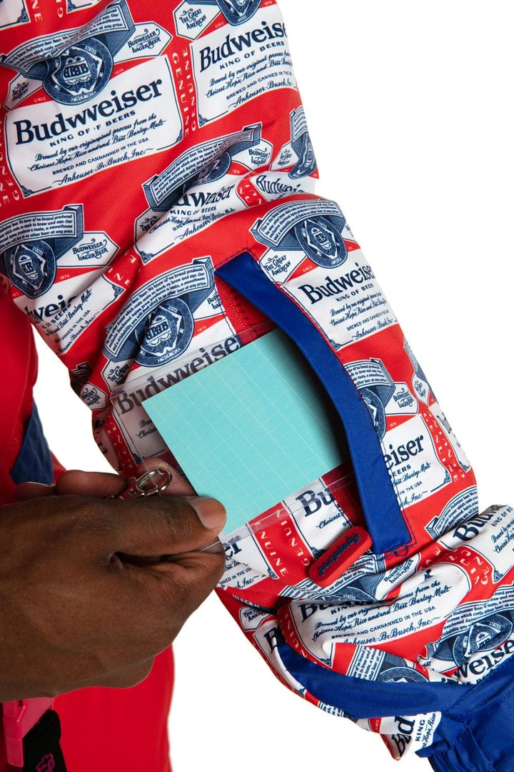 Tipsy Elves Men's Budweiser Ski Suit 8 Tipsy Elves Men's Budweiser Ski Suit