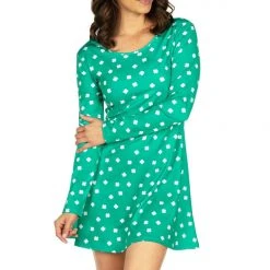Tipsy Elves Clover Confetti Dress