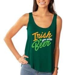 Tipsy Elves Women's Irish You Were Beer Tank Top