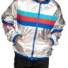 Tipsy Elves Men's Natural Light Windbreaker Jacket Patriotic