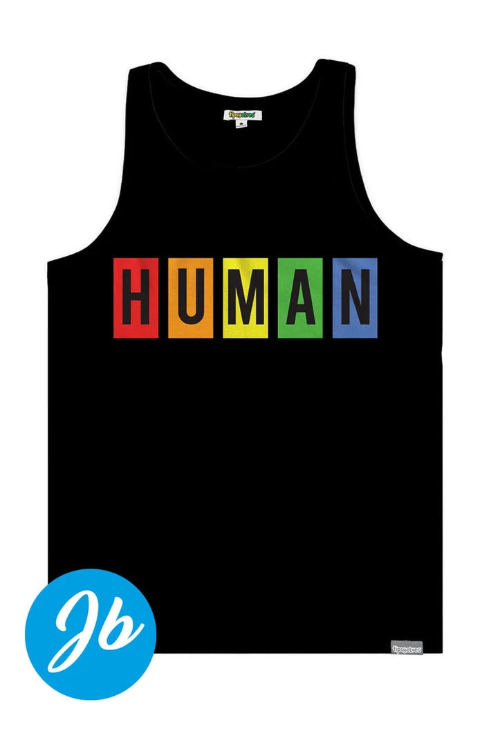 Tipsy Elves Proud Human Tank Top - Men's Cut 3 Tipsy Elves Proud Human Tank Top - Men's Cut