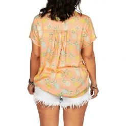 Tipsy Elves Women's Pina Colada Hawaiian Shirt 11 Tipsy Elves Women's Pina Colada Hawaiian Shirt