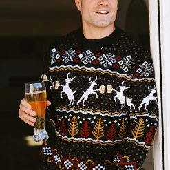 Tipsy Elves Men's Caribrew Ugly Christmas Sweater