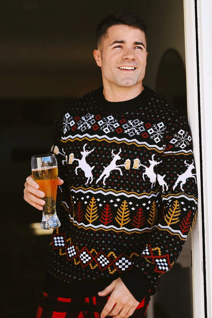 Tipsy Elves Men's Caribrew Ugly Christmas Sweater 3 Tipsy Elves Men's Caribrew Ugly Christmas Sweater