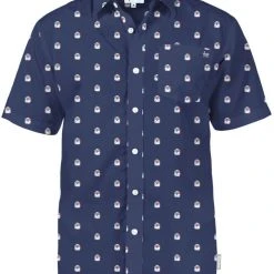 Tipsy Elves Men's Regal Eagle Button Down Shirt