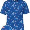 Tipsy Elves Men's Fin Riding Founder Button Down Shirt