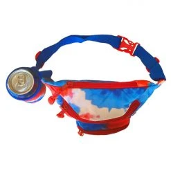 Tipsy Elves Tie Dye Fanny Pack With Drink Holder Patriotic 9 Tipsy Elves Tie Dye Fanny Pack With Drink Holder Patriotic
