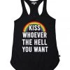 Tipsy Elves Kiss Whoever You Want Tank Top - Women's Cut