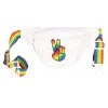 Tipsy Elves Rainbow Peace Fanny Pack Spring