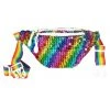 Tipsy Elves Rainbow Sequin Fanny Pack