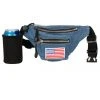 Tipsy Elves Blue Jean Buckle Fanny Pack With Drink Holder
