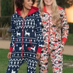 Tipsy Elves Women's Meowy Catmus Jumpsuit