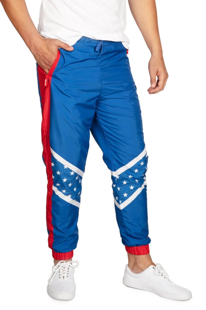 Tipsy Elves Men's USA Windbreaker Pants 3 Tipsy Elves Men's USA Windbreaker Pants