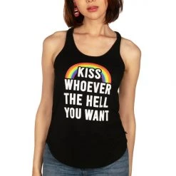Tipsy Elves Kiss Whoever You Want Tank Top - Women's Cut