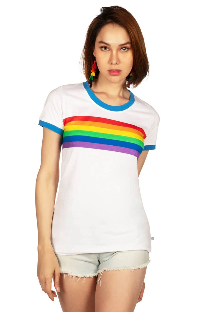 Tipsy Elves Rainbow Or Bust Tee - Women's Cut 6 Tipsy Elves Rainbow Or Bust Tee - Women's Cut