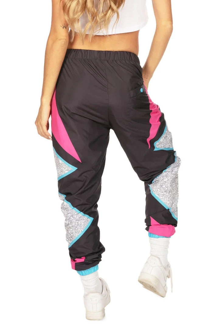 Tipsy Elves Women's Electric Feel Windbreaker Pants 4 Tipsy Elves Women's Electric Feel Windbreaker Pants