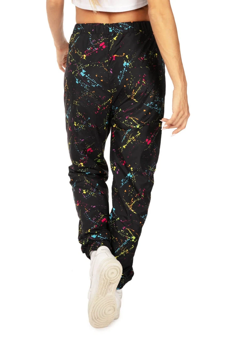 Tipsy Elves Women's Neon Nightcrawl Windbreaker Pants 4 Tipsy Elves Women's Neon Nightcrawl Windbreaker Pants